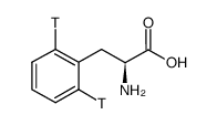 l-phenylalanine-[ring-2,6-3h(n)]结构式