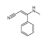 3-(methylamino)-3-phenylprop-2-enenitrile Structure