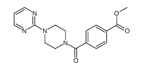 methyl 4-(4-pyrimidin-2-ylpiperazine-1-carbonyl)benzoate Structure