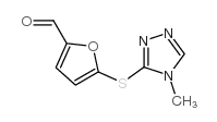 5-[(4-methyl-1,2,4-triazol-3-yl)sulfanyl]furan-2-carbaldehyde Structure