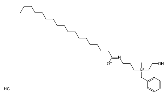 benzyl(2-hydroxyethyl)methyl[3-[(1-oxooctadecyl)amino]propyl]ammonium chloride结构式