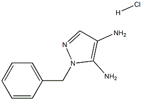 1-Benzyl-1H-pyrazole-4,5-diamine hydrochloride结构式