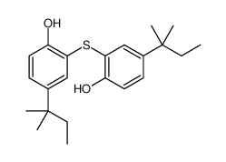 2,2'-thiobis[4-tert-pentylphenol] structure