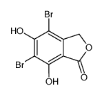 4,6-dibromo-5,7-dihydroxyphthalide Structure