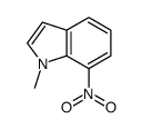 1-methyl-7-nitroindole结构式