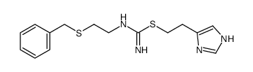 1-[2-[(Phenylmethyl)thio]ethyl]-2-[2-(1H-imidazol-4-yl)ethyl]isothiourea picture