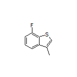 7-氟-3-甲基苯并[b]噻吩结构式