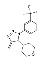 4-(4-methylene-1-(3-(trifluoromethyl)phenyl)-4,5-dihydro-1H-1,2,3-triazol-5-yl)morpholine Structure