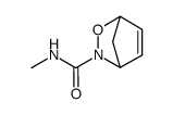 2-Oxa-3-azabicyclo[2.2.1]hept-5-ene-3-carboxamide,N-methyl-(9CI) structure