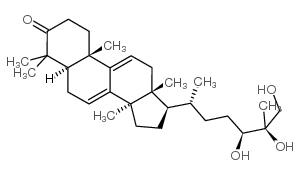 灵芝酮三醇结构式