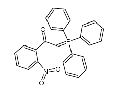 1-(2-nitrophenyl)-2-(triphenylphosphoranylidene)ethanone结构式