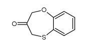 3,4-dihydro-2H-1,5-benzoxathiepin-3-one Structure