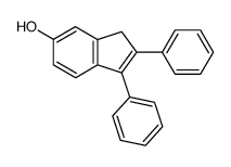 2,3-diphenyl-6-hydroxyindene结构式