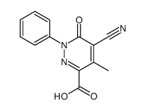 5-cyano-6-hydroxy-4-methyl-1-phenyl-1-pyridazinium-3-carboxylate Structure