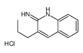 3-propylquinolin-2-amine,hydrochloride Structure