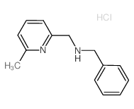 Benzyl-(6-methyl-pyridin-2-ylmethyl)-amine hydrochloride Structure