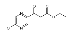 ethyl 3-(5-chloropyrazin-2-yl)-3-oxopropanoate Structure