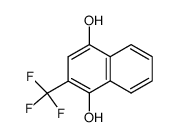 2-(trifluoromethyl)naphthalene-1,4-diol结构式