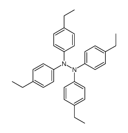 1,1,2,2-tetrakis(4-ethylphenyl)hydrazine Structure