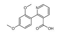 2-(2,4-dimethoxyphenyl)pyridine-3-carboxylic acid结构式