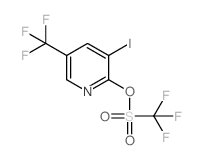 3-Iodo-5-(trifluoromethyl)pyridin-2-yl trifluoromethanesulfonate Structure