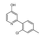 2-(2-chloro-4-methylphenyl)-1H-pyridin-4-one Structure