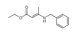 ethyl (E)-3-(benzylamino)but-2-enoate结构式