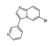 6-bromo-3-(pyridin-3-yl)imidazo[1,2-a]pyridine Structure