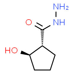 Cyclopentanecarboxylic acid, 2-hydroxy-, hydrazide, trans- (9CI) Structure