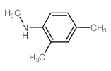 N,2,4-Trimethylaniline Structure