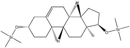 3β,17α-Bis(trimethylsiloxy)androst-5-ene Structure