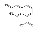 3-aminoisoquinoline-8-carboxylic acid结构式