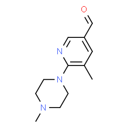 5-Methyl-6-(4-Methylpiperazin-1-yl)nicotinaldehyde结构式