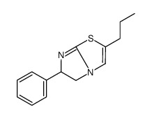 5,6-dihydro-6-phenyl-2-n-propylimidazo(2,1-b)thiazole structure