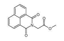 methyl (1,3-dioxo-1H,3H-benzo[de]isoquinolin-2-yl)acetate结构式