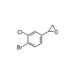 2-(4-溴-3-氯苯基)环氧乙烷结构式