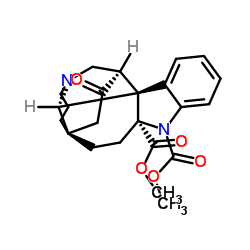 蕊木碱甲酯结构式