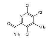 4-amino-3,5,6-trichloropicolinamide Structure