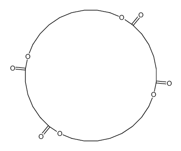 1,8,17,24-tetraoxacyclodotriacontane-2,7,18,23-tetrone Structure