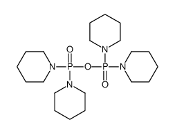 1-[di(piperidin-1-yl)phosphoryloxy-piperidin-1-ylphosphoryl]piperidine结构式