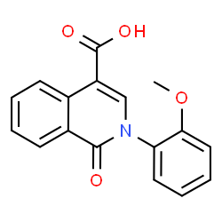 2-(2-Methoxy-phenyl)-1-oxo-1,2-dihydro-isoquinoline-4-carboxylic acid picture