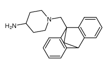 4-amino-1-[9,10-dihydro-9,10-methanoanthracen-9-ylmethyl]piperidine结构式