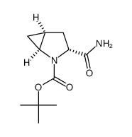 N-Boc-D-trans-4,5-methanoprolineamide结构式