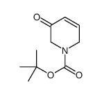 tert-butyl 3-oxo-1,2,3,6-tetrahydropyridine-1-carboxylate structure