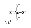 sodium,sulfanylidene(trisulfido)-λ5-arsane Structure