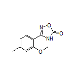 3-(2-Methoxy-4-methylphenyl)-1,2,4-oxadiazol-5(4H)-one Structure