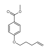 methyl 4-(pent-4-enyloxy)benzoate结构式