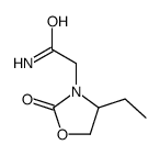 3-Carbamoylmethyl-4-ethyloxazolidin-2-one structure