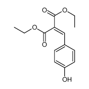 2-(4-HYDROXY-BENZYLIDENE)-MALONIC ACID DIETHYL ESTER structure