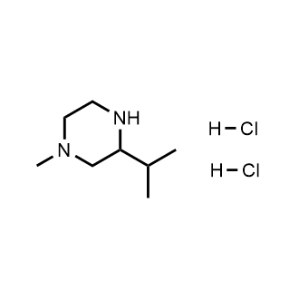 3-Isopropyl-1-methylpiperazine dihydrochloride Structure